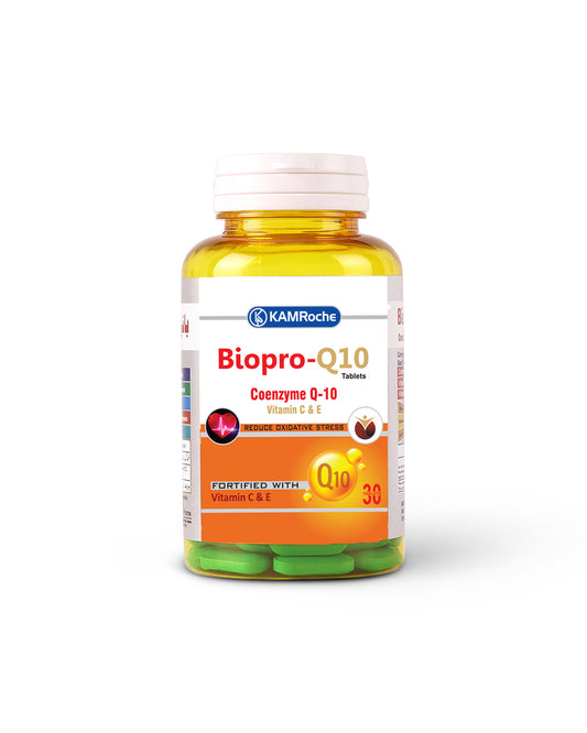 Biopro-Q10 Tablets – Coenzyme Q10 with Vitamin C & E