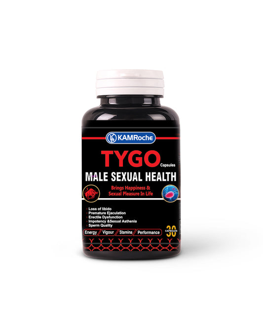 KAMRoche Tygo Male Sexual Health Capsules | Boost Stamina & Libido Naturally